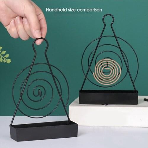 Spiral Mosquito Coil Holder Iron Mosquito Coil Frame Insect Repellent Incense Rack Summer Iron Insect Mosquito Coil Holder