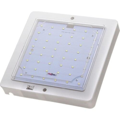 RV LED Interior Roof Light For Caravan Motorhome Camper Van Boat 10W 6000K White