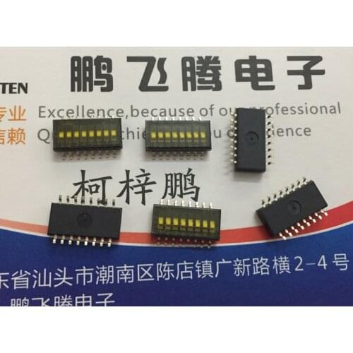 1PCS Taiwan Yuanda DIP HDS-08-W-T-V-T/R dial code switch 8-bit patch 1.27 spacing 8P flat dial