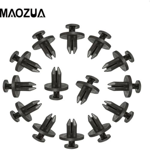 10/20/40pcs Universal 6mm 8mm Car Bumper Fender Hole Plastic Rivets Fasteners Screw Car Fastener Clips for Nissan F Toyoto Focus