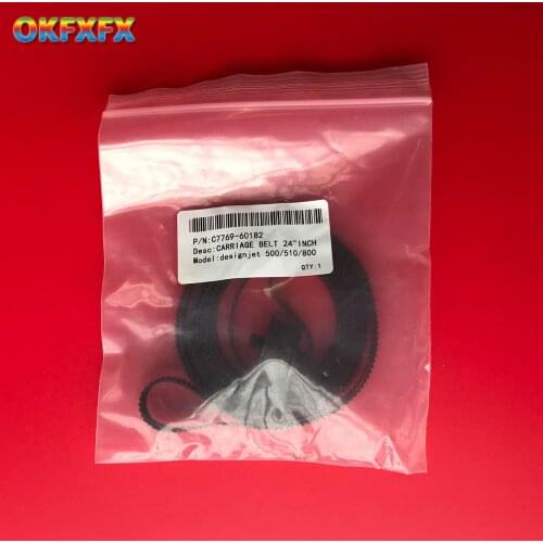 10x C7770-60014 42"inch B0 Carriage Belt C7769-60182 24"inch A1 Size with Pulley for HP DesignJet 500 500PS 800 800PS 510 510PS
