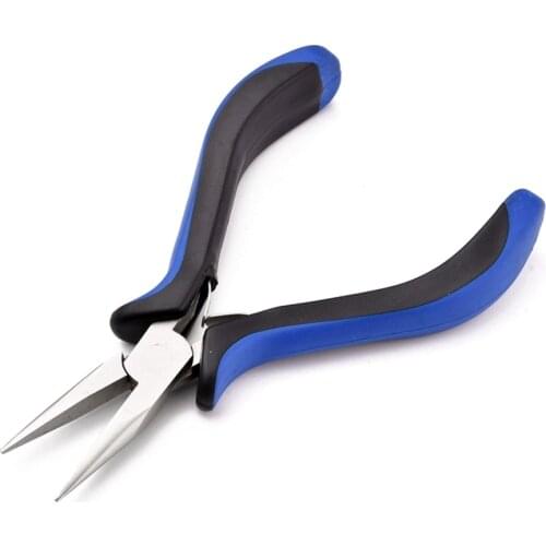45# Carbon Steel Jewelry Pliers Needle Nose Pliers Blue and Black DIY Jewelry Tools for jewelry making Equipments