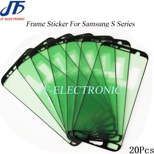 10pcs/lot Frame Sticker forsamsung S6 S6 edge plus S7 edgeS8 S9 plus S10 plus S10E LCD Front Bezel Glue Adhesive