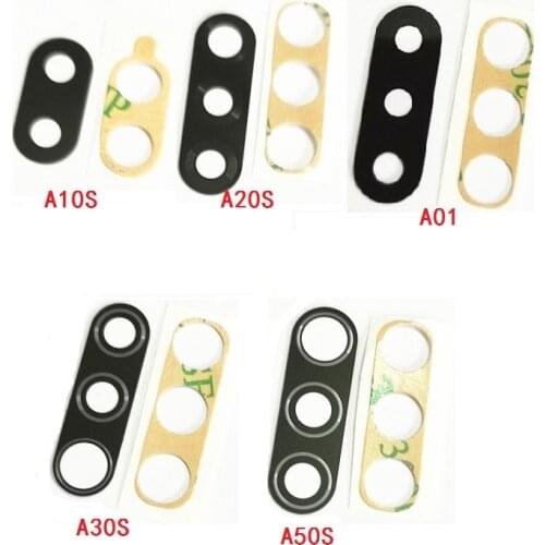 50pcs Rear Back Camera Glass Lens For Samsung Galaxy A10S A107 A20S A207 A30S A307 A50S A507 A01 A11 with Ahesive Sticker