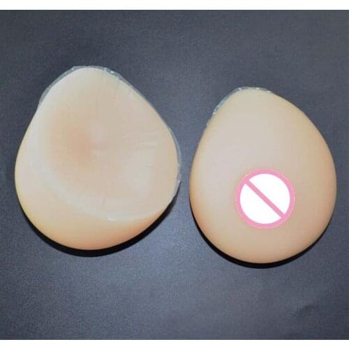 500g silicone mold artificial gathered breasts implants for mastectomy bra drag queen costumes realistic fake breast forms