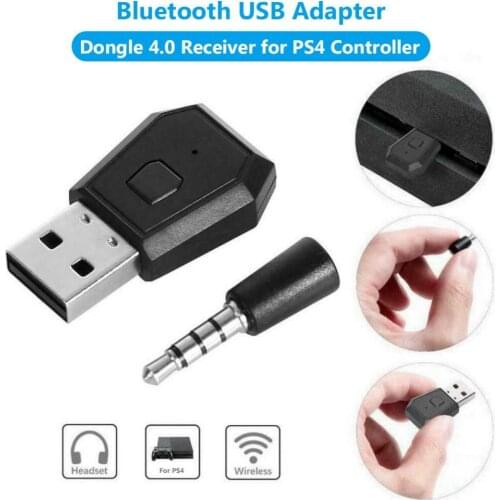 Wireless Dongle USB Receiver Bluetooth 4.0 Adapter for PS4 Controller Headphone Games Accessories