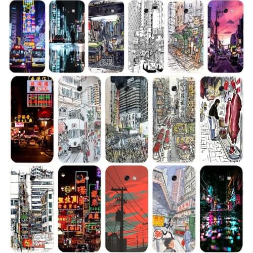 08 Hong Kong Soft Silicone Tpu Cover phone Case for Samsung Galaxy A5 2015 2016 A7 2017 A8 Plus A9 2018 A80