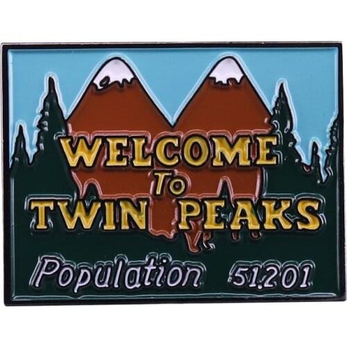 Twin Peaks pin perfect TV show fans gift