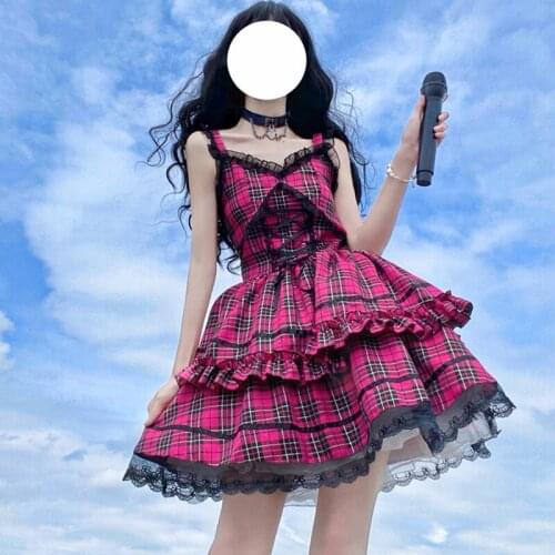 Kawaii Girl Fashionable Dresses In A Cage