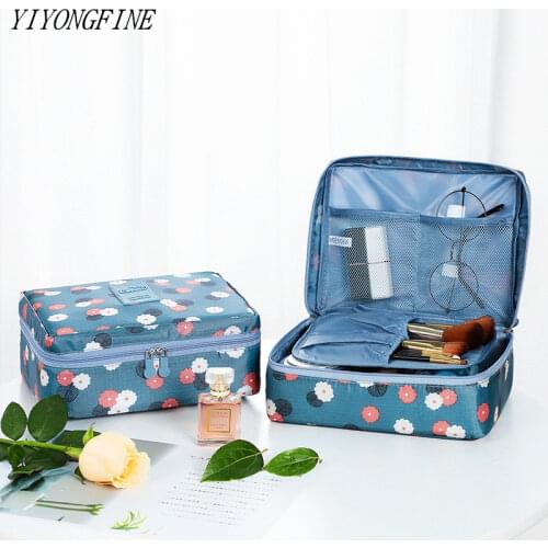 New Women Cosmetic Bag, Multifunction Makeup Bag, Grooming Kit, Beauty Case, Toiletries Organizer, Travel Make Up Cases, Neceser