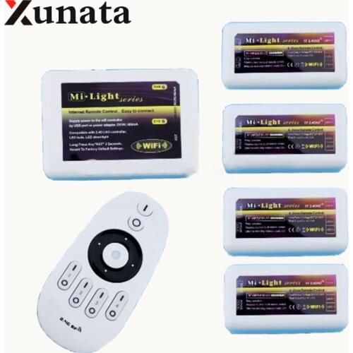 Mi Light wifi controller ibox 4-Zone Group RF Remote 12A single color wireless Dimmer Controller Support IOS Android APP