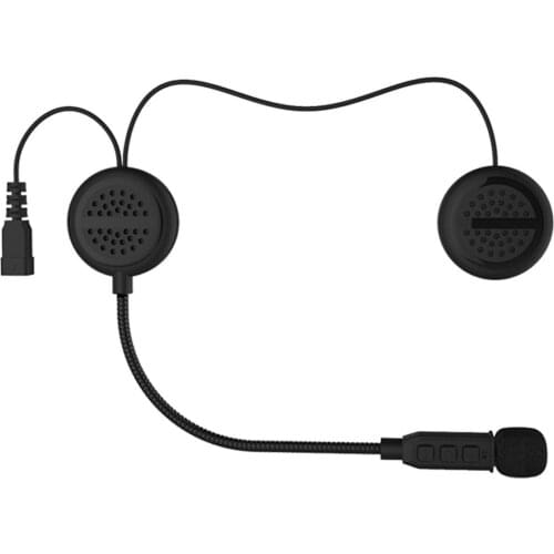 Motorcycle Helmet BT Headset Intercom with FM Radio Waterproof Helmet Intercom Motorcycle Communication System for Motorbike