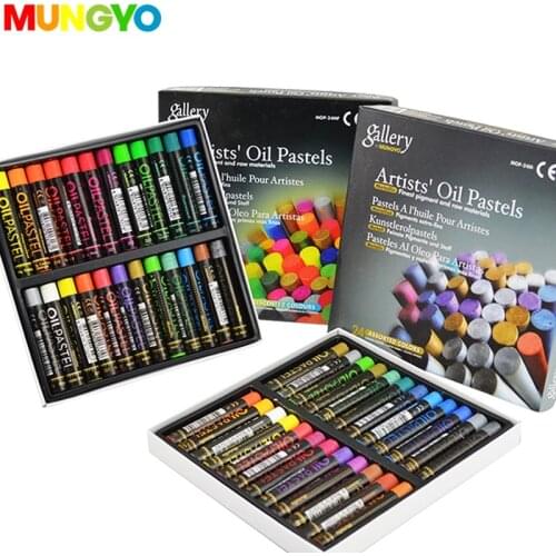 MUNGYO Gallary Artists Oil pastels 24/12 Metallic and fluorescent color MOP-MF series Oil paint ART drawing supplies
