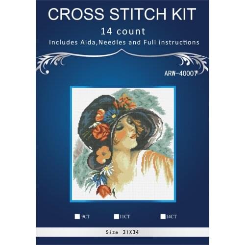 More discount similar DMC anchor dim Beautiful Counted Cross Stitch Kit Forever Wedding Ring and Flower Love luca-s luca 6-2