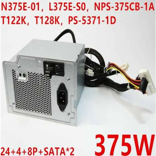New PSU For Dell PowerEdge T310 375W Power Supply N375E-01 L375E-S0 NPS-375CB-1A T122K T128K PS-5371-1D
