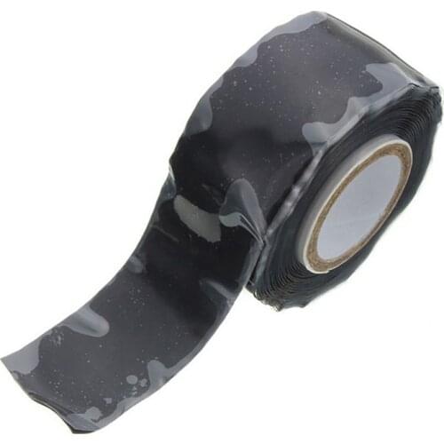 Stretchable Silicone Adhesives Tapes Duct Tape Self-Fusing 1" x 4.9 Ft for Indoor and Outdoor Tapes Adhesives DJA88