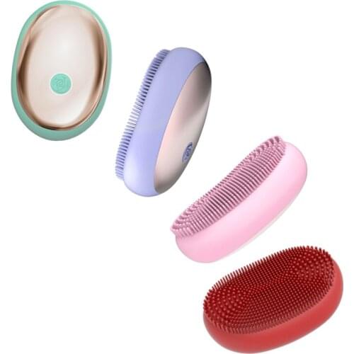 Facial Cleansing Brush Face Cleansing Brush Electric Facial Massager Silicone Brush Cleaner Sonic Vibration Deep Pore Cl