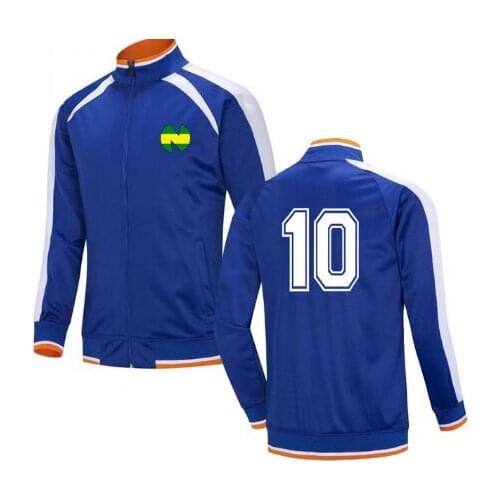 Classic Men Kids Survetement Maillot de foot Captain Tsubasa Soccer tracksuit Spain France Jacket jogging Oliver Atom Kits