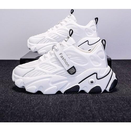 In 2021, the new womens fashion popular hundred set of super-fire net surface small white breathable casual sports shoes