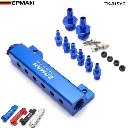 Vacuum Manifold Kit fit Turbo Boost Intake Manifold 1/8" NPT 6 Port For SAAB TK-01SYG