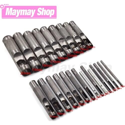 1.0mm-25mm All Size Pick Leather Hollow Punch Leather Tools Puncher Leathercraft Hole Punch Craft DIY For Clothing Belt Canvas