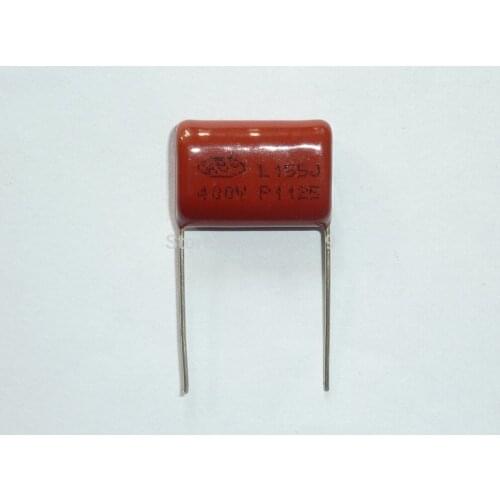 50pcs CBB capacitor 155 400V 155J 1.5uF 1500nF P20 CL21 Metallized Polypropylene Film Capacitor