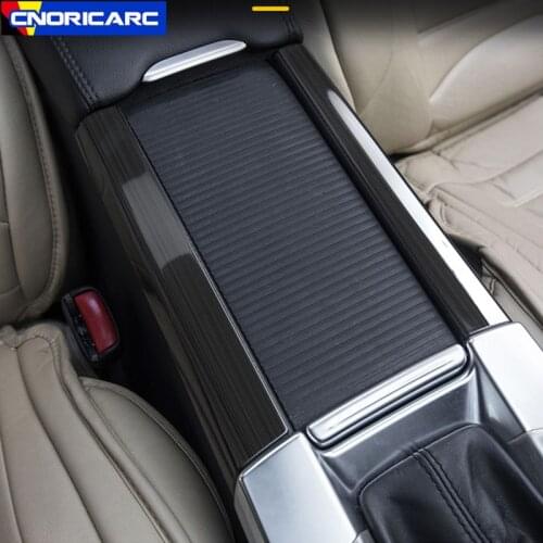 Car Center Control Armrest Water Cup Holder Trim Strip Decoration For Volvo XC60 S60 V60 2012-2018 Interior Auto Accessories
