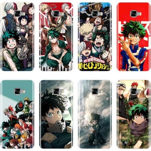 Anime For Samsung Galaxy C5 C7 C8 Case Silicone Boku No Hero Academia Soft Back Cover For Samsung Galaxy C5 C7 C9 Pro Phone Case