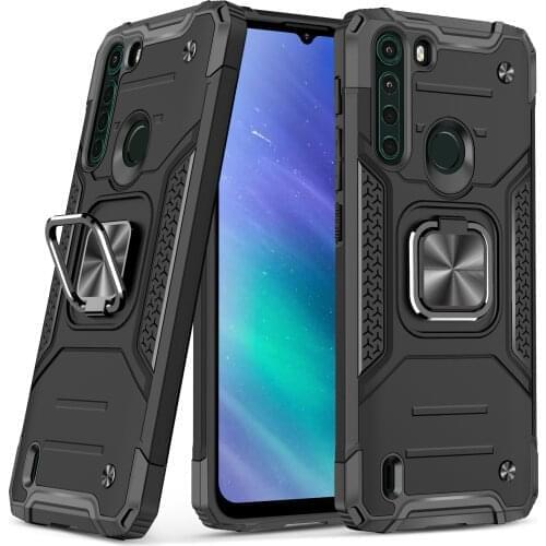 For OPPO Realme 5 5i 6 Case Hard PC With Stand Armor Shockproof protective back cover case for oppo realme C11 C15 Realme6 shell
