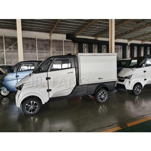 Electric Car for Adult Electric Food Car Mini Cargo Delivery Truck Box Pup Truck Utility Cargo Delivery Cars