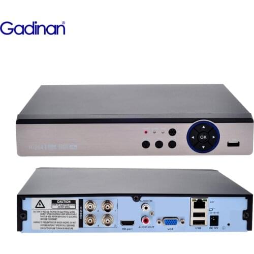 GADINAN AHD XVI 5MP DVR Security CCTV DVR 4CH AHD 5MP 4MP 3MP 1080P H.264 Hybrid Video Recorder for AHD TVI CVI Analog IP Camera