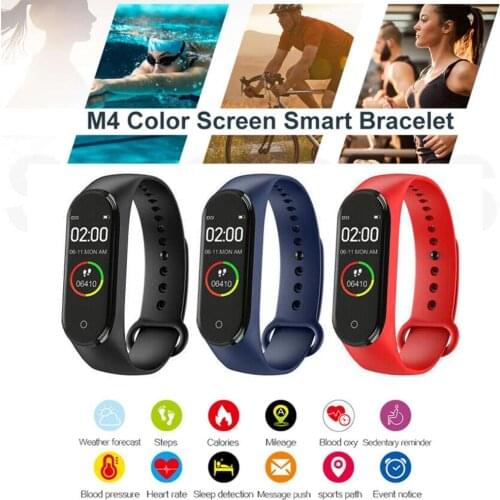 M4 Smart Watch Band Pedometer Watches Bracelet Smart Health Watch Fitness Band Wristband Blood Pressure Heart Rate Monitor Bands