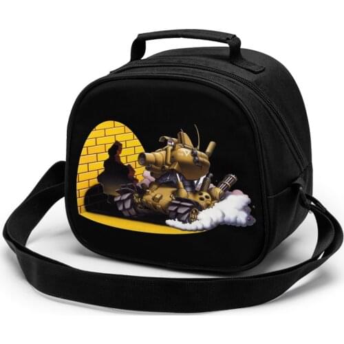 Metal Slug Children fashion lunch bag thermal insulated bag travel casual insulated picnic bag thermo food for kids meal bag