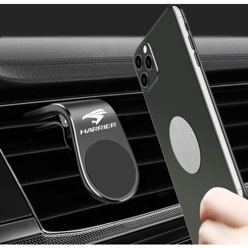 For Toyota Harrier Metal Magnetic Car Phone Holder Accessories