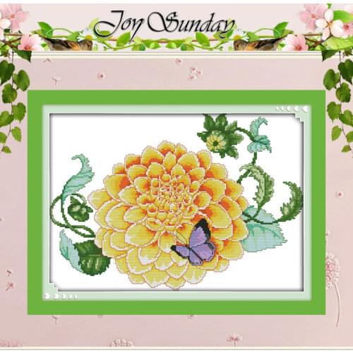 Butterflies love flowers(5) Counted Cross Stitch 11CT 14CT Cross Stitch Set Wholesale Cross-stitch Kit Embroidery Needlework