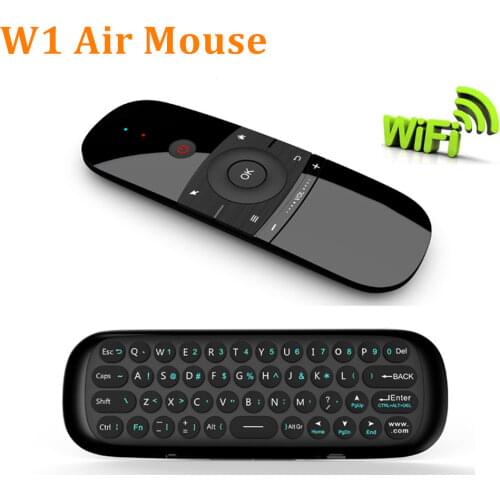 New Original W1 Fly Air Mouse Wireless Keyboard Mouse 2.4G Rechargeble Mini Remote Control For Smart Android Tv Box Mini Pc