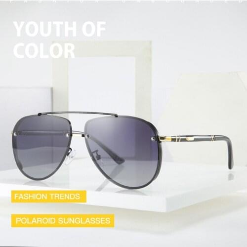 AOZE 2020 Men Luxury Vintage Polarized Pilot Sunglasses Classic Brand Sunglasses High Quality Driving Eyewear For Men/Women