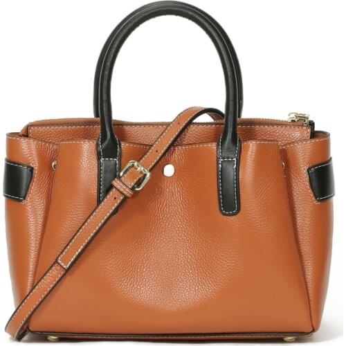 New Women Genuine Cowhide Premium Handbags Female Shoulder Bag Designer Luxury Lady Tote Large Capacity shoulder bag