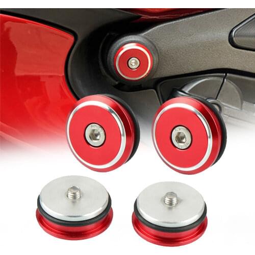 Motorcycle Aluminum Frame Hole Cover Fairing Guard For Ducati SUPERBIKE 899 Panigale/ 955 Panigale V2/ 959 Panigale/ Panigale V4