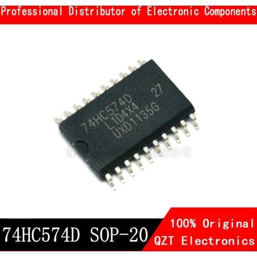 10pcs/lot 74HC574D 74HC574 SOP20-7.2MM Digital logic chip new and original IC