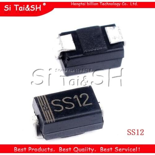 100 teile/los Diode SS12 SMA 1N5817 SCHOTTKY DIODE 1A 20V