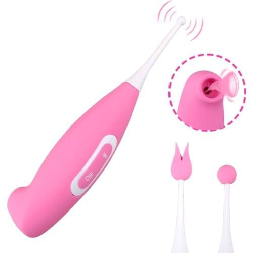 2 in 1 Vibrating Stick Sucking Vibrators Women Masturbator Clitoris Sucker Nipple Clamps Anal Toys Erotic Machine For Sex Shop