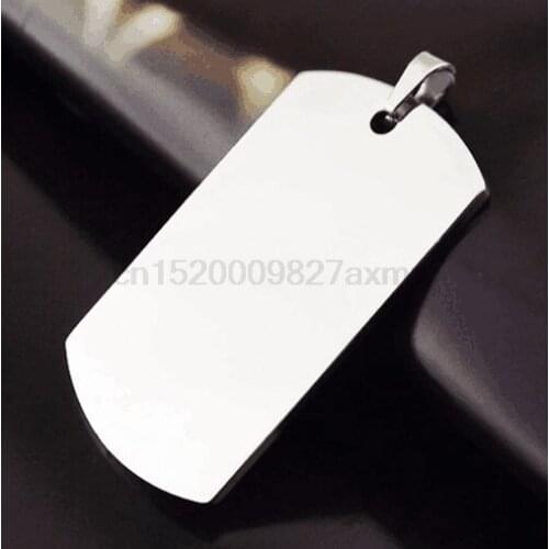 200pcs/lot Personalized Stainless Steel Dog Pet Tag,Free Shipping Military Dog Tag Pendant Charm