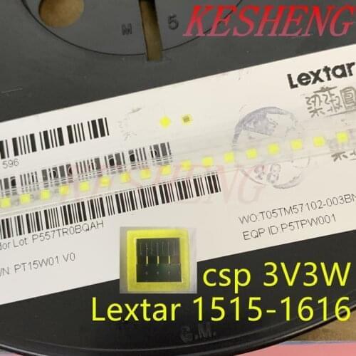 50pcs Original Lextar LED 1616 Light Beads Cool white High Power 3W 3V 190LM For LED LCD TV Backlight Application CSP