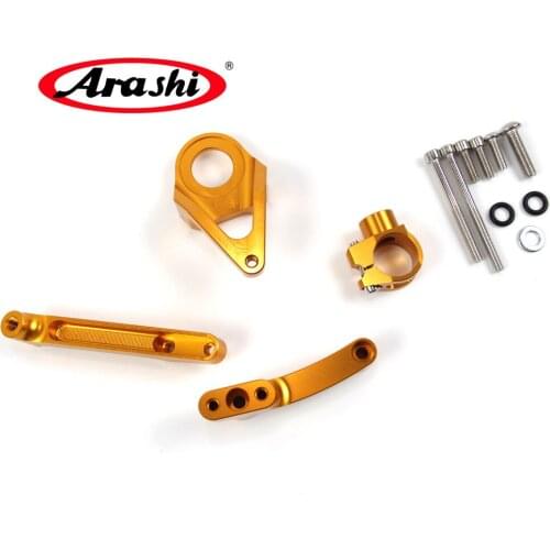 Arashi For SUZUKI Hayabusa GSXR1300 1998-2016 Steering Stabilize Damper Bracket Mount GSX1300R GSX-R GSXR 1300 1998 1999 2000