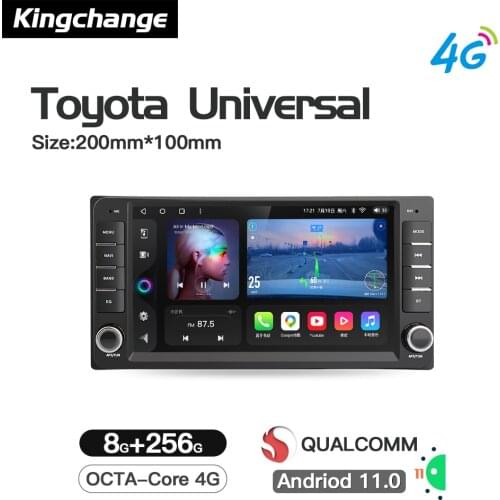 Kingchange Car 7" Player Radio For Toyota Corolla Multimedia E120 E150 2004-2013 DSP GPS BT
