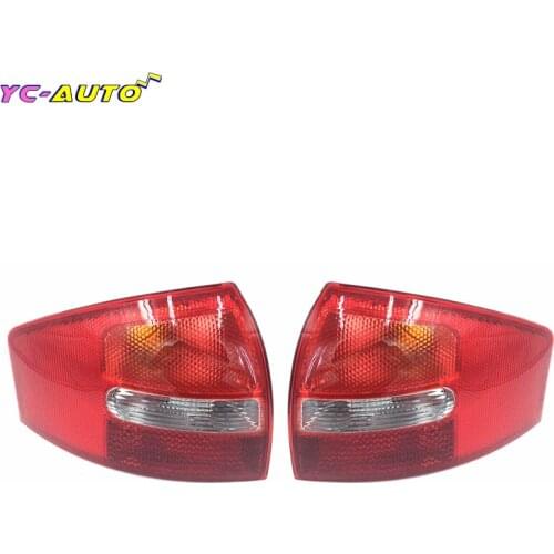 Car Rear Tail lights Stop Lamp Brake Light For Audi A6 C5 Saloon/Sedan 2003 Turn Signal Indicator Brake Stop Lamp NO Bulbs