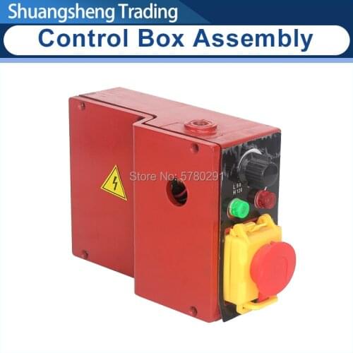Control Box Assembly XJ9512&XD9512 Milling machine speed control box 220V Electrical control box Circuit board mounting box