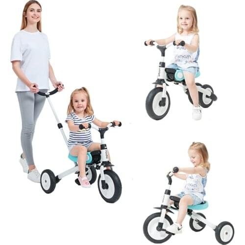 Children Tricycle Ride On Toys Kids Folding Bike