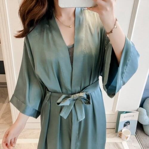 Elegant White Bride Wedding Robe Set Sexy Rayon V-Neck Home Dress Satin Kmono Bathrobe Gowns Sleepwear Nightgown One Size